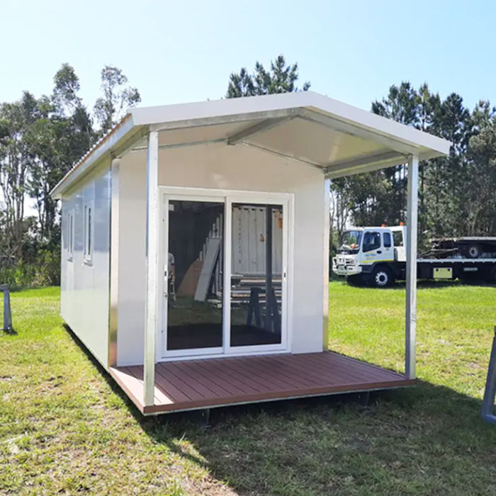 Containerhaus im Freien